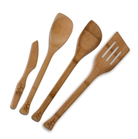 Lefty's Left-handed Bamboo Kitchen Utensils /Tool 4 Piece set