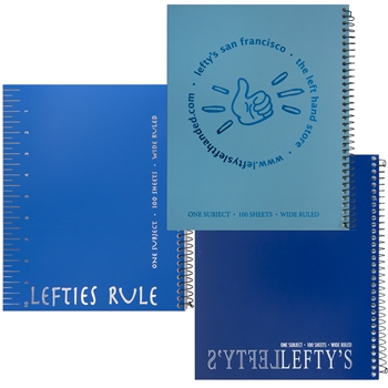Left-Handed Lefties Rule Wide Ruled Notebook